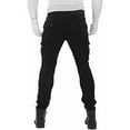 thumbnail image 4 of Pantalones de moto de protección, vaqueros de moto para hombre, confeccionados con Kevlar transpirable y resistente al desgaste, con 2 pares de protectores de cadera., 4 of 5