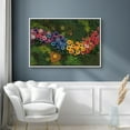 thumbnail image 4 of IDEA4WALL Framed Canvas Wall Art Flowers and Foliage Rich Colorful Botanical Modern Art Floral Photography Print Bohemian Artwork Relax/Calm for Living Room, Bedroom, Office - 24"x36" White, 4 of 5