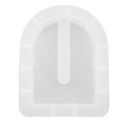 JUNTEX Resin Mold for Plant Propagation Station Vase Silicone Mold Oval Wave Shaped Flower Pot with Test Tube for Hydroponic