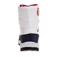 thumbnail image 3 of Beverly Hills Polo Club Toddler Boys And Girls Winter Snow Boots, Color: Waterproof, Outdoor, Warm, Faux Fur Lined (Toddler), Color: White Navy, 6, 3 of 7