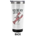 thumbnail image 2 of Friends Official The Rachel & Ross 20 oz Travel Tumbler, Stainless Steel, Vacuum Insulated with Leak Resistant Slide-Lock Lid, 2 of 6