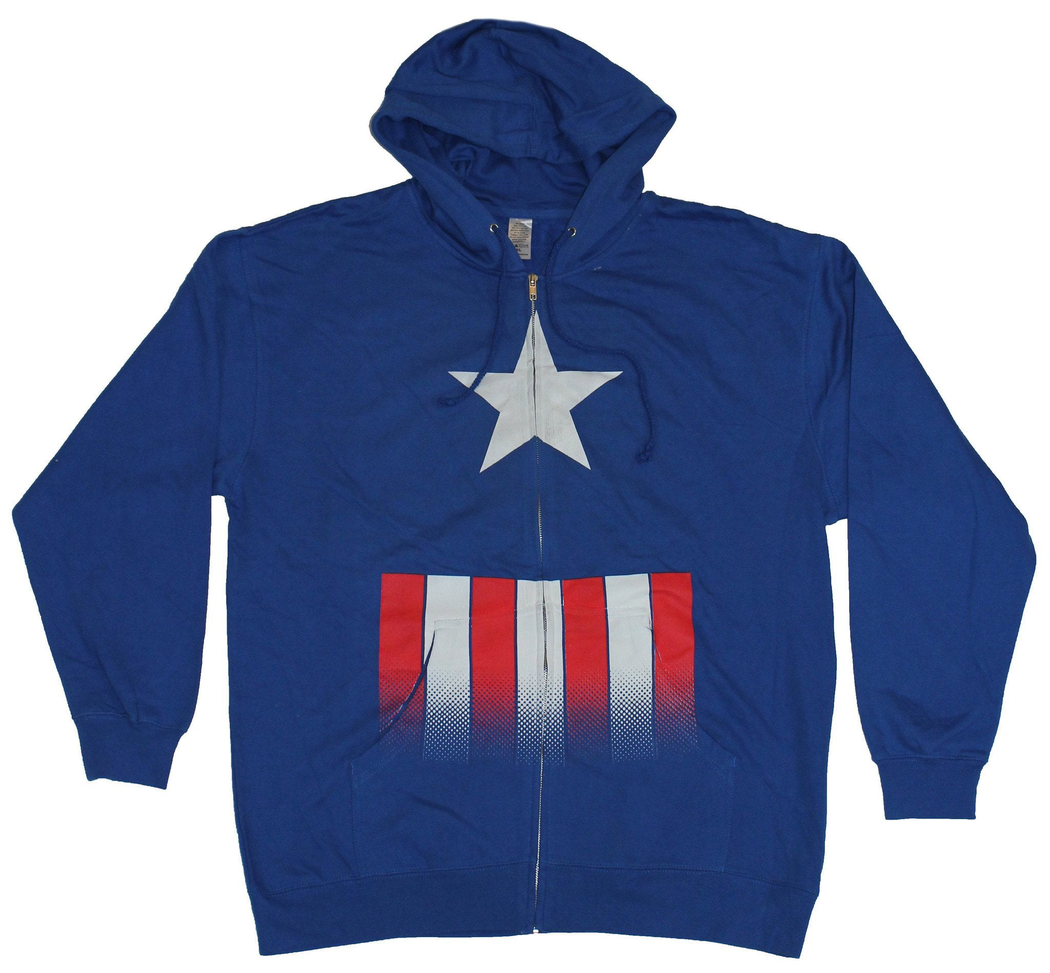 Fantastic Four The Thing Costume Sublimated Fleece Marvel Adult Hoodie 