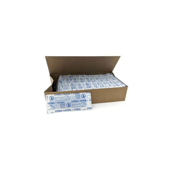 1"x3" Blue Metal Detectable Bandage Strips- Plastic 1500/CS (1 Case)