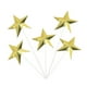 thumbnail image 1 of 60 piezas de palillos de pastel de estrella 3D, adornos creativos para cupcakes, postres, pasteles, suministros para fiestas, cumpleaños, bodas (dorados, talla M), 1 of 7
