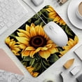 thumbnail image 2 of Sunflower Square Desk Pad Mouse Mat Gaming Mousepad, 8.3x9.8 Inch, Non-Slip Rubber Bottom, Printed, Suitable for Office and Gaming, 2 of 6