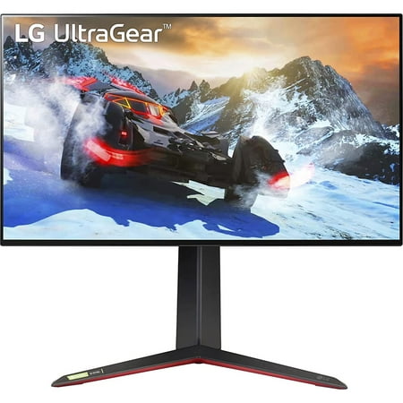 Open Box LG 27GP950-B 27" Ultragear UHD (3840 x 2160) Nano IPS Gaming Monitor w/1ms Response Time, 144Hz Refresh Rate, NVIDIA G-SYNC Compatible and AMD FreeSync Pro, DCI-P3 98% VD HDR 600, Black