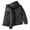 (Casual 12)Black, variant on Fashion Jacket for Men Long Sleeve Parkas Big & Tall Warm Casual Hooded Zipper Keep Loose Solid Color Tops Plus Size
