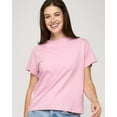 thumbnail image 2 of Real Essentials 5 Pack: Women’s 100% Cotton Oversized Short Sleeve T-Shirts Fashion Trendy Tees (Available in Plus Size), 2 of 5