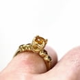 thumbnail image 5 of 14k Yellow Gold Plated 1.4 ctw Natural Yellow Citrine 5 Stone Solitaire Ring, 5 of 6