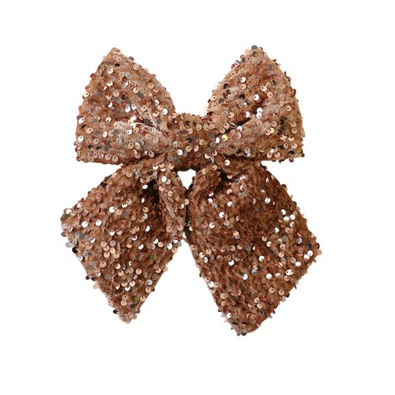 3Pcs Christmas Velvet Bows 9.84Inch Sequin Fabric Christmas Wreath Bow Glittering Bowknot Holiday Ornaments for Xmas Tree Garland DIY Craft Wrapping Decoration