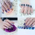 thumbnail image 6 of Nail Stickers Gradient Decal Strips Self- Glitter Sheets for Stunning Full 14 Count Nail Wraps 14PCS, 6 of 6
