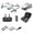 Gray GY, variant on Latrodar Drones for Kids 8-12 Beginners S89 Remote Control Aircraft Quadcopter Aerial Photography Folding-border Toy Drone Black Upgraded 6.8x2.4 Inch