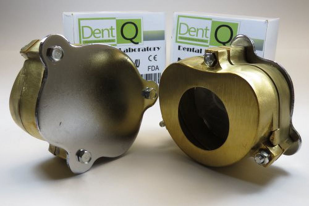 Denture Flask Large Dental Lab Brass Press Compress Laboratory Kit/2Uds DentQ