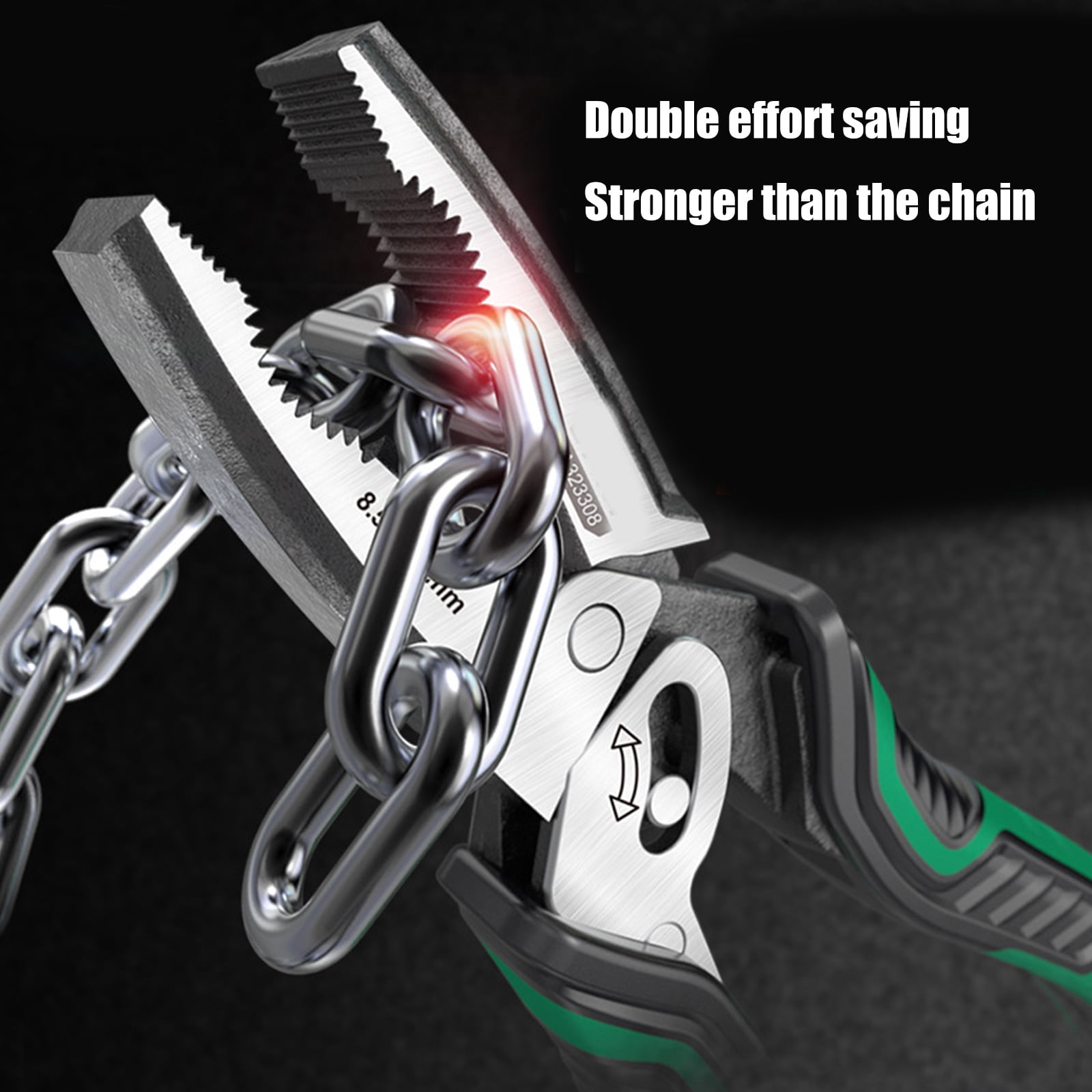 Ergonomic Handle Pliers with Eccentric Mechanism Wire Cable Cutter Hand Tool for Increased Clamping Force and Comfort