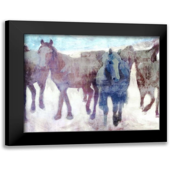 PI Galerie 14x12 Black Modern Framed Museum Art Print Titled - Calgary Stampede