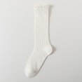 thumbnail image 7 of Lightweight Breathable White Summer Mid-Calf Socks for Women (One Size, 5 Pairs), 7 of 7
