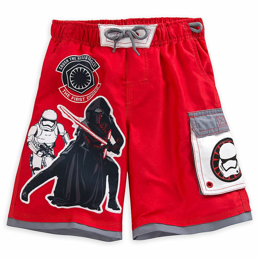 Star Wars Darth Vader Swim Trunks Shorts Boy Size 8 10/12 