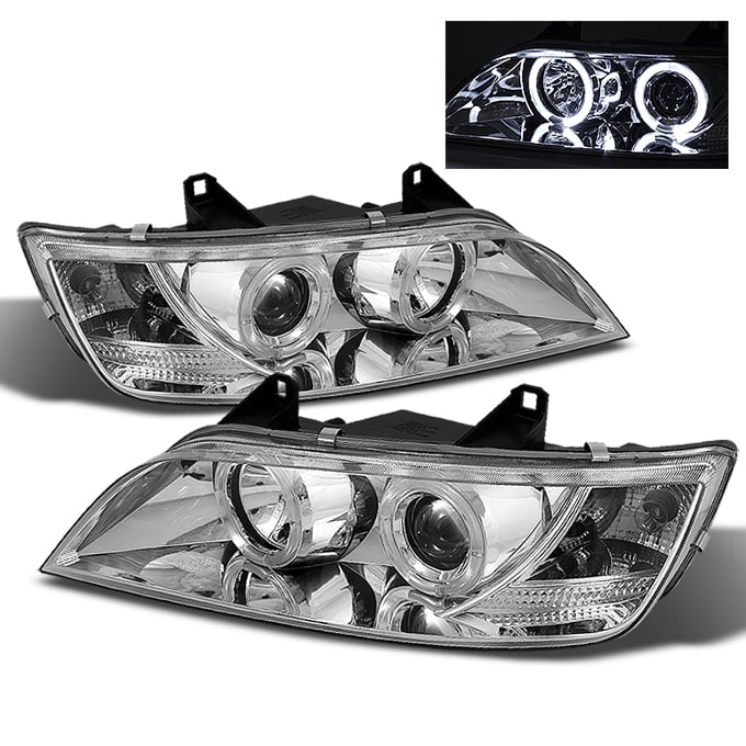 Fits 96-02 BMW Z3 Roadster M Coupe Clear Dual Halo Projector LED ...
