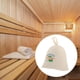 thumbnail image 5 of Sombrero de fieltro de lana textil natural blanco para baño ruso SPA, protección para el cabello D, 5 of 9