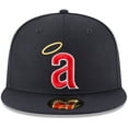 thumbnail image 2 of Men's New Era Navy California Angels Cooperstown Collection Wool 59FIFTY Fitted Hat, 2 of 6