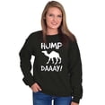 thumbnail image 4 of Hump Day Camel Wednesday Weekday Unisex Plus Fleece Graphic Sweatshirt Brisco Brands 2X, 4 of 5