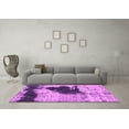 thumbnail image 3 of Ahgly Company Indoor Rectangle Abstract Pink Modern Area Rugs, 5' x 7', 3 of 4