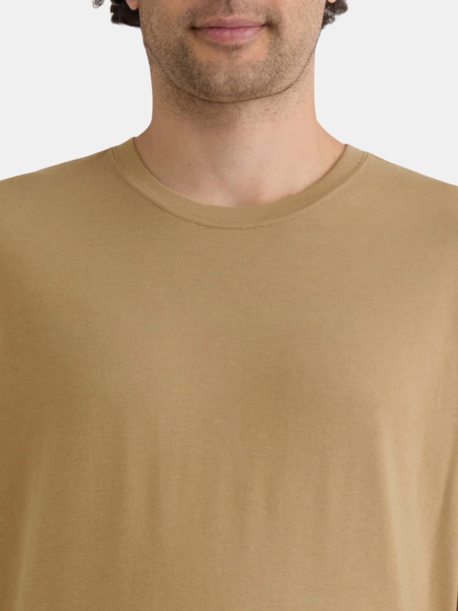 Athletic Works Men's Solid Tri Blend Tee with Short Sleeves, Sizes XS-4XLT