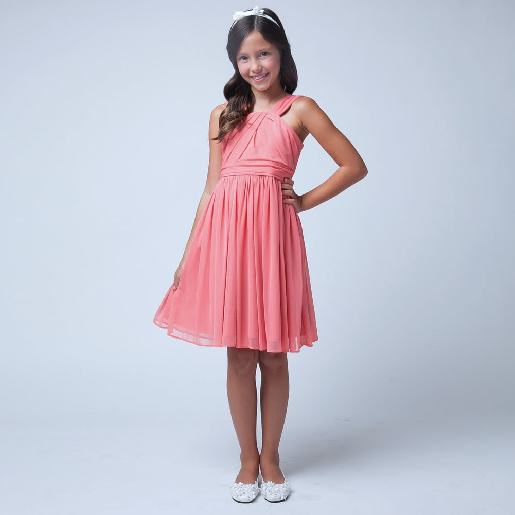coral easter dress