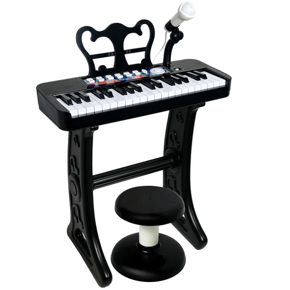 Juguete Piano Love&Mini 37 Teclas con Banco y Micrófono para Niños