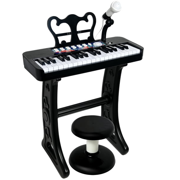 Juguete Piano Love&Mini 37 Teclas con Banco y Micrófono para Niños