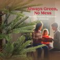 thumbnail image 4 of HOMCOM 6ft Fir Pencil Christmas Tree, Hinged Xmas Tree with 442 Branch Tips, 4 of 10