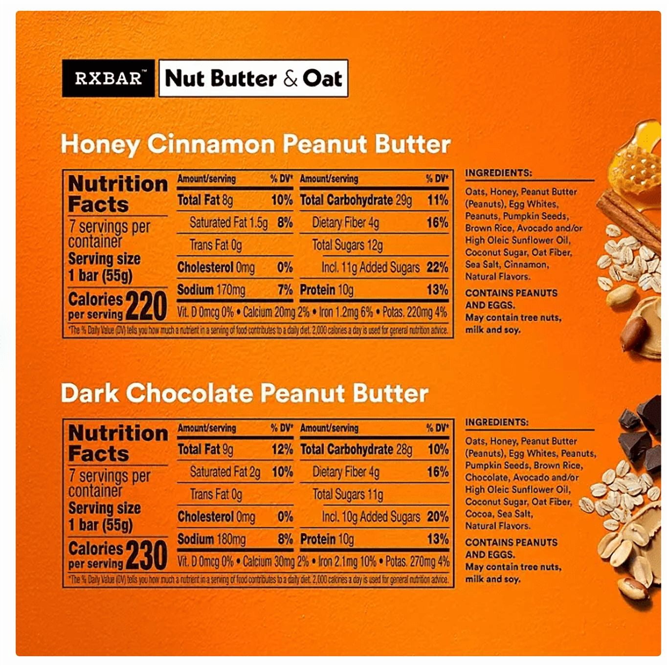 RX Nut Butter & Oat Bar Variety Pack, 14 ct.