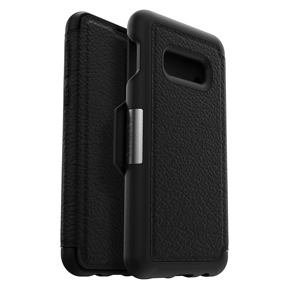 OtterBox Strada Series Leather Case for Samsung Galaxy S10E, Shadow Black - Walmart.com