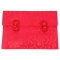 thumbnail image 1 of 1Pc Chinese New Year Red Pocket Cloth Money Pocket Spring Festival Red Envelope, 1 of 9