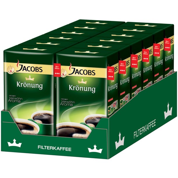 Jacobs Kroenung Ground Coffee CASE of 12 X 500 g