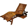 Chaise & Ottoman Swing Lounger With Pillow
