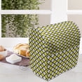thumbnail image 3 of Yellow and White Stand Mixer Cover, Old Fashioned Checkered Pattern Black Lines Geometrical Squares, Kitchen Appliance Organizer Bag Cover with Pockets, 5 Quarts, Yellow White Black, by Ambesonne, 3 of 4