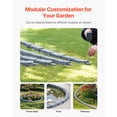 thumbnail image 3 of VEVOR Faux Stone Landscape Edging, 46.4 x 2.2 in Realistic Lawn Edging, Flexible Brick-Sized Garden Edging Border with Anchoring Spikes, Fade-Resistant Yard Edging for Driveways Walkway Grey, 3 of 9