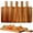 Five-piece set in acacia wood style, variant on 10/5-piece Acacia Wood Cutting Board Set with Handles, 15.7 x 7.8 inch Large Kitchen Cutting Board, Suitable for Vegetables, Meat, and Cheese, Food Preparation Board, Durable Cutlery, Dishwasher Safe