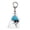 Blue hat cat, variant on Yammee Funny Cat Face Acrylic Keychain Stylish and Sturdy Keyring Accessory Bag Pendant Suitable for Multiple Occasion