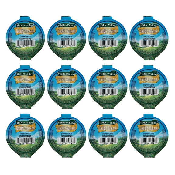 Hidden Valley Golden Honey Mustard Dressing | Dipping Sauce | Cup 1.25 oz. - Pack of 12