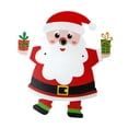 thumbnail image 2 of Timbre de Papá Noel con botón pulsador, decoración navideña, metal, eléctrico, decorativo, para fiesta, puerta, oficina, 2 of 8