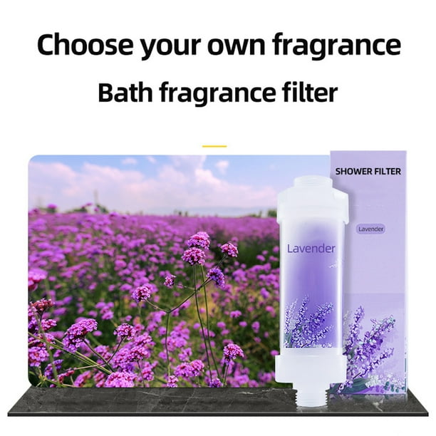Filtro de cabezal de ducha de vitamina C Filtro de ducha de vitamina C regalo femenino (lavanda)