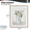 thumbnail image 4 of Stupell Industries French Country Elegant Patience Bouquet Birch Framed Print Under Glass, 17 x 21, by Kim Allen, 4 of 8
