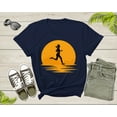 thumbnail image 3 of Sports Woman Marathon Race Athlete Runner Running at Sunset T-Shirt Runner Running Lover Gift T Shirt for Men Women Kids Boys Girls Tshirt, 3 of 8