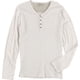 thumbnail image 1 of Calvin Klein Suéter Henley con dobladillo doble para hombre, gris, grande, 1 of 1