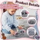 thumbnail image 3 of Cute Sad Hamster Plush Doll Crochet Toy with Violin Sound - Emotional Support Soft Toy for Office Desk & Home Decor, 3 of 5