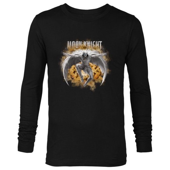 Marvel Moon Knight Series Marc Spector - Long Sleeve T-Shirt for Men - Customized-Black