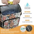 thumbnail image 2 of Travel Cooler Bag - Pioneer Flower Floral Print Pattern Camping Beer Cooler Backpack with Bottle Opener- Waterproof Insulated Picnic Backpacks - Cooler Bag for Beach, 2 of 6