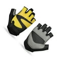 thumbnail image 1 of Maoww Cycling Mitten Hand Wraps Inner Gloves Shockproof Thicken Design Equipment Wear-resistance Non-slippery Hands Protector Yellow S, 1 of 1